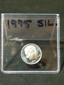 1995 S Proof Silver Roosevelt Dime fresco di set di prova - Foto 1 di 1
