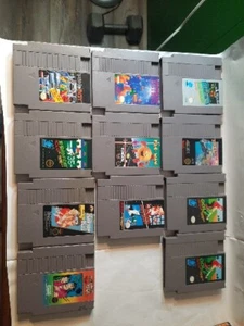 Nes Game Lot Pristine Conditon Aunthentic/ Tested Plus Authentic Nes Remote - Picture 1 of 9