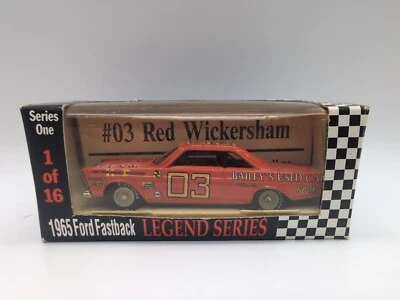 RCCA Legend Series Red Wickersham #03 1965 Ford Fastback 1:64 diecast Foto 1 de 4