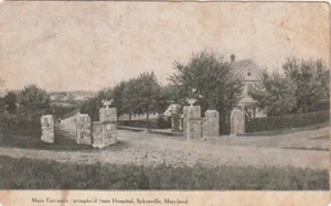 Sykesville MD Main Entrance Springfield State Hospital 1911 - Picture 1 of 2