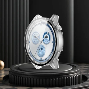 PC Case Tempered Glass Screen Protector for Huawei Watch GT5 46mm(Transparent) - Zdjęcie 1 z 7
