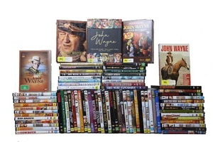 John Wayne Massive Collection DVD Bulk Bundle 90+ Films Mixed Region - Picture 1 of 24