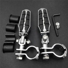 For Honda VT1100 VTX1300 VTX1800 1"-1 1/4" Front Rider Tombstone Clamp Foot peg