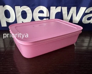 Tupperware Freezer Mates Plus Medium Shallow Snowflake Container 1L/4.25c Pink - Picture 1 of 4