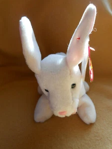 Nibbler the Rabbit Ty Beanie Baby Rare With  Tag Errors - Picture 1 of 10