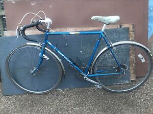 vintage Gents claud butler majestic blue 531 22 in frame racing bike 