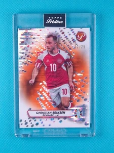 Topps Pristine Euro 2024 Christian Eriksen /25 Orange Pristine Refractor - Bild 1 von 2