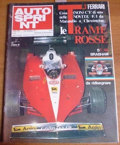 AUTOSPRINT N. 46 1977 - FERRARI T3 - REUTEMANN - VILLENEUVE - 8/17 - Picture 1 of 7