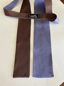 Hermes New Reversible H Logo Knit Silk Tie Necktie - Picture 1 of 8