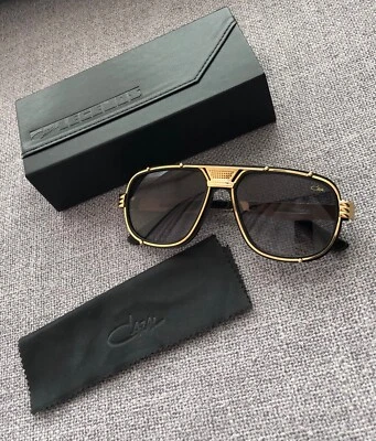 Gafas de sol Legends 665, marco dorado/negro de 18 quilates, lente degradada gris, 60-15-140 Foto 1 de 4