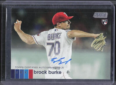 2020 Stadium Club #ABBU Brock Burke Autographs RG70 - Image 1 of 2