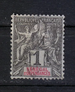 Senegal 1892 used Mi 8 Sc 35 Navigation and Commerce - Picture 1 of 2