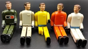 (5) 1973 Matchbox MAC Mobile Action Command 3" Action Figures 1 W/ A Broken Leg - Picture 1 of 5