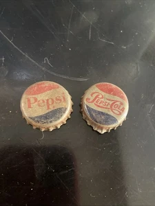 Vintage Menge 2 verschiedene Pepsi Korken Soda Flaschenverschlüsse - Tulsa, Oklahoma - Bild 1 von 1