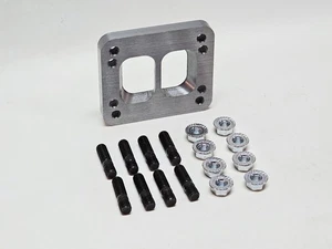 T3 Undivided to T4 Divided Twin Scroll Turbo Flange Adapter M10 Studs & Nut USA - Bild 1 von 3