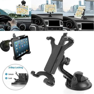 Car Tablet Mount Holder Windshield Dashboard for 7"-11" Phone Tablet iPad GPS - Image 1 of 4