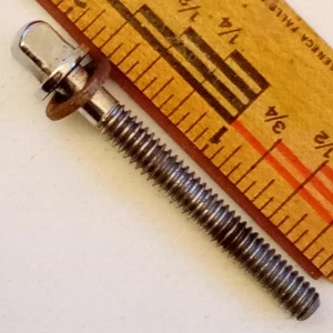 Gretsch 1+ 1.75"T-Rod Snare/Tom Drum 12-24 Tension-Lug-Screw 60s Round Badge*VG* - Picture 1 of 2