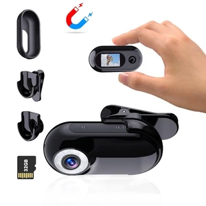 Mini Body Camera 1080P with 32GB Card Helmet Camera Body Cameras with Audio a... - Picture 1 of 6