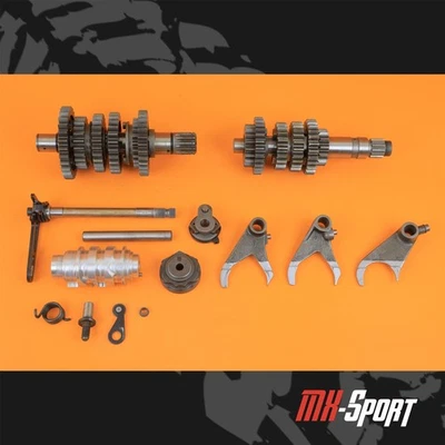 03-07 2004 TE250 TE 250 OEM Juego de transmisión Eje principal Contador Eje de cambio de marchas Foto 1 de 4