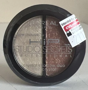 Loreal HIP Studio Secrets Crystal Shadow Duo Eyeshadow 819 Precious - Picture 1 of 2