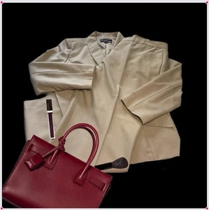 Evan Picone Classic hellbraun 2-teiliges Anzug-Set 16P weich glatt leicht - Bild 1 von 13