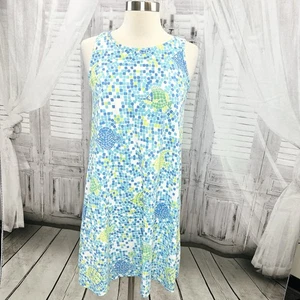 TORI RICHARD Tile We Meet Again Nova Dress Sea Life Vacation Size Small - Picture 1 of 7