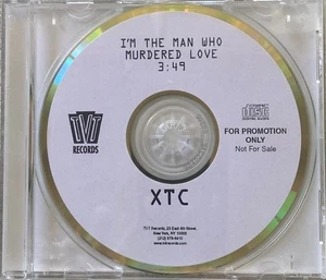 XTC I'm The Man Who Murdered Love Promo CD Single - Bild 1 von 1