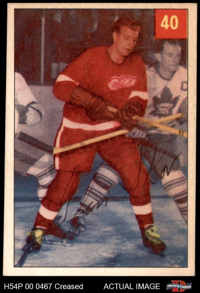1954 Parkhurst #40 Glen Skov Red Wings 3 - VG - Image 1 of 1