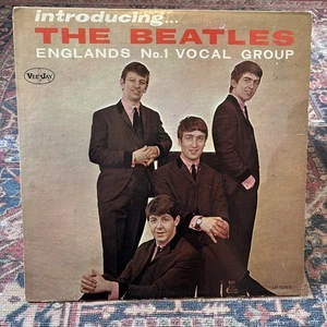 INTRODUCING THE BEATLES Vee-Jay VJLP-1062  1964 Record MONO Version 2- VG+ - Picture 1 of 10