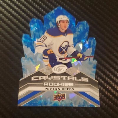 2021-22 Upper Deck Ice - Ice Crystals Rookies #IC-38 Peyton Krebs - Image 1 of 2