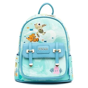 Disney Pixar Finding Nemo 11" Vegan Leather Fashion Mini Backpack - Picture 1 of 7