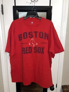 Camiseta para hombre Boston Red Sox Distressed Look Logo XL roja mercancía genuina - Imagen 1 de 3