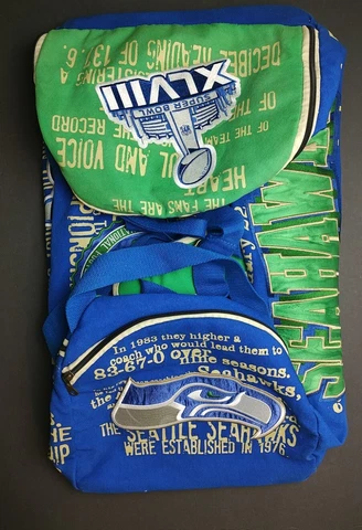 NFL Seattle Seahawks Historic Duffle Bag Gym Bag Forever Collectible Cover