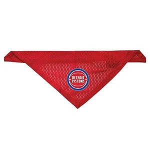 DETROIT PISTONS PERRO GATO MASCOTA MALLA BANDANA SIN CORBATA MEDIANA/GRANDE - Imagen 1 de 1