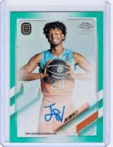 2021-22 Topps Chrome OTE Elite Jai Smith Aqua Refractor Auto #'ed 51/99 - Picture 1 of 1
