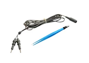 Bipolare Pinzette Kauterisierung teflonbeschichtet für längere Haltbarkeit, wiederverwendbar mit Kabel - Bild 1 von 2