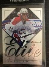 1998-99 Donruss Elite promo Saku Koivu