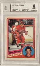 1984-85 OPC Steve Yzerman Rookie Card BGS 8 NM-MT HOF O-Pee-Chee #67