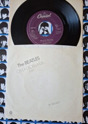 The Beatles Julia / Ob La Di Ob La Da USA Numbered 1978 PS Vinyl 7" - Image 1 of 4