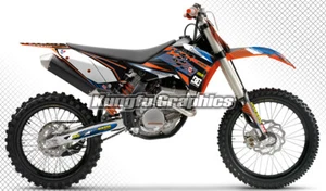 Kungfu Graphics Custom Decal for 150 200 250 300 450 505 XC XCF 2008 2009 2010 - Foto 1 di 8