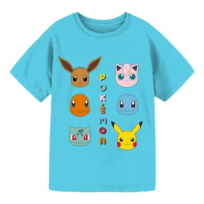 Pokemon ☆ Girls' Head Shots T-Shirt ☆ (Little & Big Girls) XS-XL - Image 1 of 3