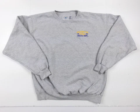Vintage University of Washington Sweatshirt Adult XLarge Gray College Football Cover