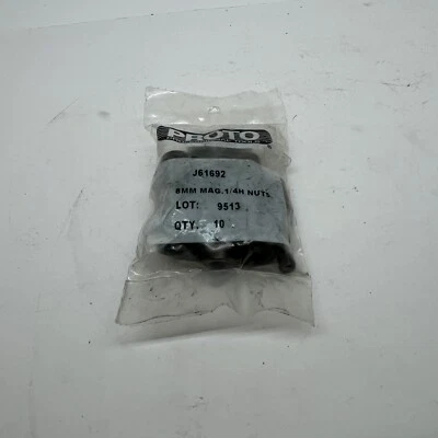 Paquete de 10 tuercas PROTO J61692 1/4 pulgadas nuevas en paquete Foto 1 de 3