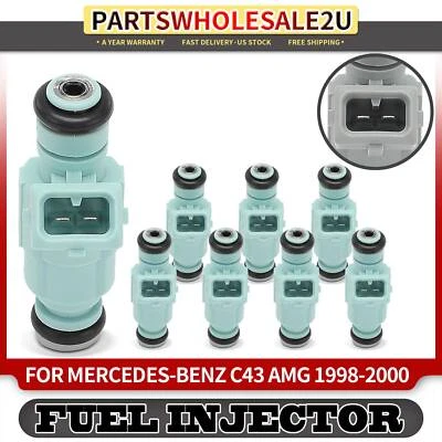 8x Inyector de combustible para Mercedes-Benz C43 AMG E55 AMG ML55 AMG SLK55 AMG 1130780149 Foto 1 de 4