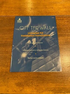 Off The Wall Video Game Universal Kit Installation Instructions Manual, Atari - Picture 1 of 1