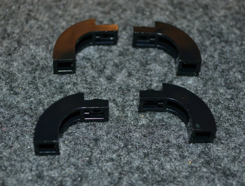 (4) 1x3x2 tijolos arredondados arco preto ~ Lego ~ NOVO ~ Castelo - Imagem 1 de 1