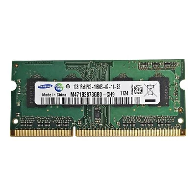 M471B2873GB0-CH9 Samsung 1GB DDR3-1333MHz PC3-10600 204-Pin Memory Module RAM - Image 1 of 2