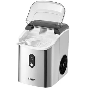 Nugget Ice Maker 33Lb Countertop Chewable Ice Machine Self-Cleaning Home Kitchen - Picture 1 of 8