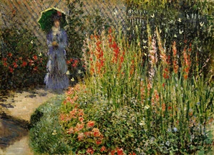 Gladiolas by Claude Monet Giclee Canvas Print Various Sizes - Picture 1 of 1