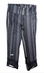 Pantalones capri Under Armour para mujer negros de compresión con bolsillo seco talla X-pequeños nuevos con etiquetas - Imagen 1 de 2